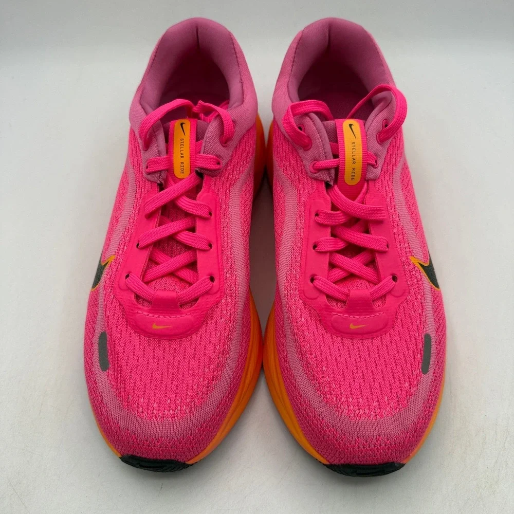 Nike Stellar Ride Shoes Kids Size 5Y Pink Black Running HQ3266-603